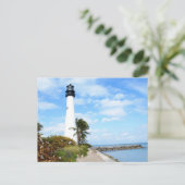 Cape Florida Lighthouse Postkarte (Stehend Vorderseite)