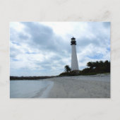 Cape Florida Lighthouse Postkarte (Vorderseite)