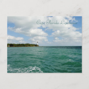 Cape Florida Lighthouse Postkarte