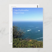 Cape Foulweather, Oregon Postkarte (Vorne/Hinten)