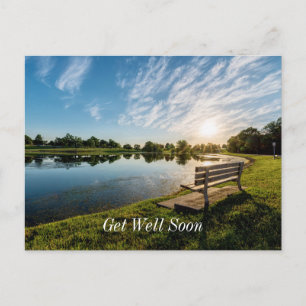 Cape Girardeau County Park Bank Sonnenschein Gute Postkarte