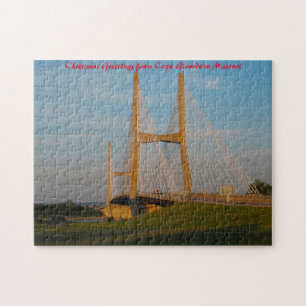 Cape Girardeau Missouri. Weihnachtsgrüße Puzzle