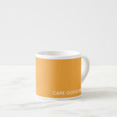 Cape Gooseberry, gelbe Farbe Espressotasse (Vorderseite Rechts)