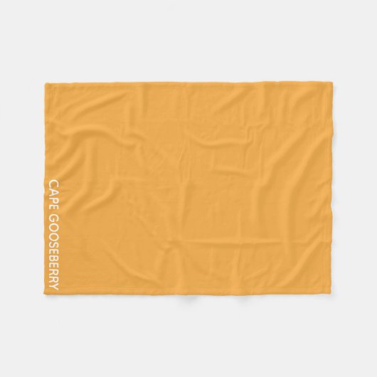 Cape Gooseberry, gelbe Farbe Fleecedecke (Vorderseite (Horizontal))
