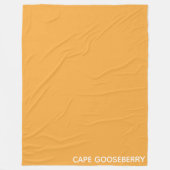 Cape Gooseberry, gelbe Farbe Fleecedecke (Vorderseite)