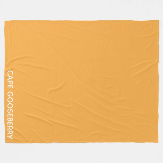 Cape Gooseberry, gelbe Farbe Fleecedecke (Vorderseite (Horizontal))