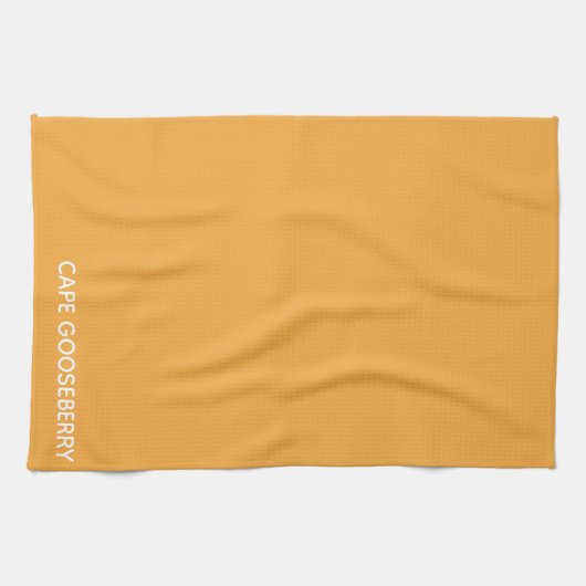 Cape Gooseberry, gelbe Farbe Geschirrtuch (Horizontal)