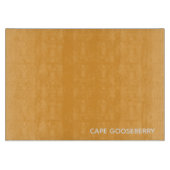 Cape Gooseberry, gelbe Farbe Schneidebrett (Vorderseite)