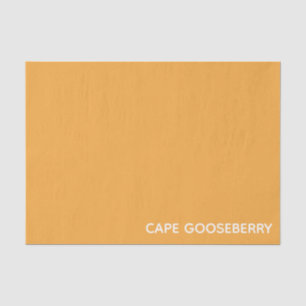 Cape Gooseberry, gelbe Farbe Seidenpapier
