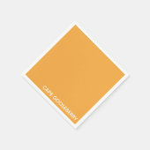 Cape Gooseberry, gelbe Farbe Serviette (Ecke)