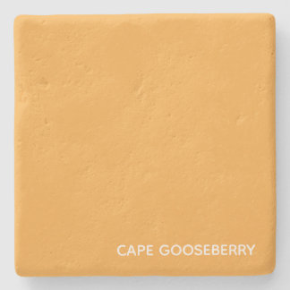 Cape Gooseberry, gelbe Farbe Steinuntersetzer