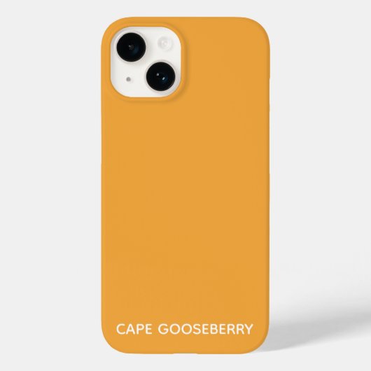 Cape Gooseberry yellow color name Case-Mate iPhone Hülle (Rückseite)