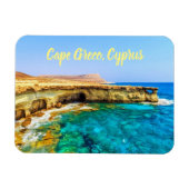 Cape Greco Cyprus stilisiert Magnet (Horizontal)