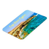 Cape Greco Cyprus stilisiert Magnet (Linke Seite)