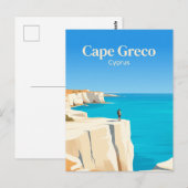 Cape Greco Nationalpark Zypern Postkarte (Vorne/Hinten)