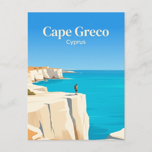 Cape Greco Nationalpark Zypern Postkarte (Vorderseite)