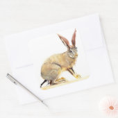 Cape Hare 2010 2 Quadratischer Aufkleber (Umschlag)