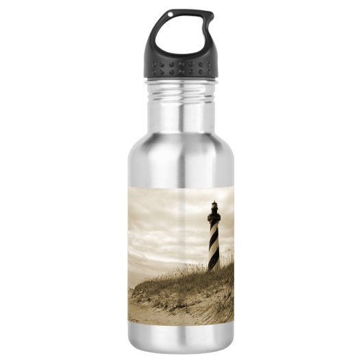 Cape Hatteras Leuchtturm Aluminium Wasser Flasche Edelstahlflasche (Vorderseite)