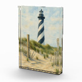 Cape Hatteras Leuchtturm Aquarell Fotoblock (Rechts)