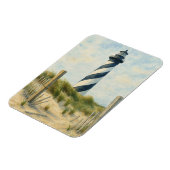 Cape Hatteras Leuchtturm Aquarell Magnet (Linke Seite)