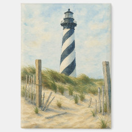 Cape Hatteras Leuchtturm Aquarell Magnet