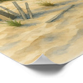Cape Hatteras Leuchtturm Aquarell Poster (Ecke)