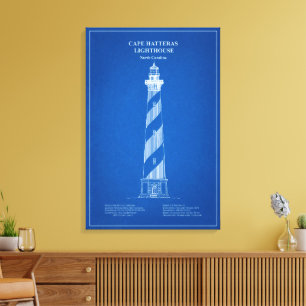Cape Hatteras Leuchtturm - North Carolina – AD Leinwanddruck