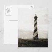 Cape Hatteras Leuchtturm Postkarte (Vorne/Hinten)