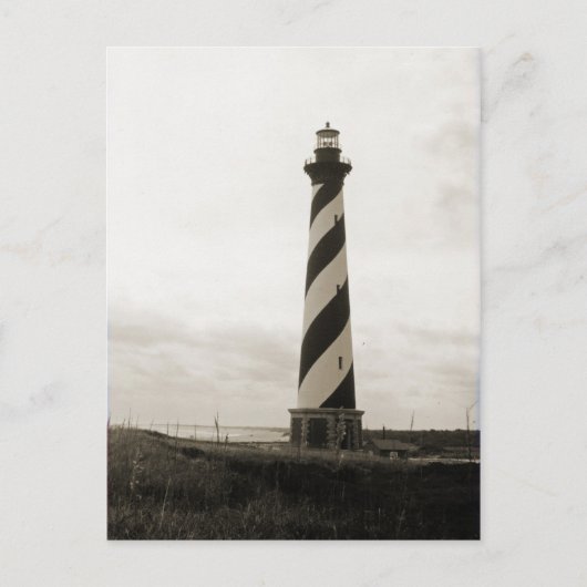 Cape Hatteras Leuchtturm Postkarte (Vorderseite)