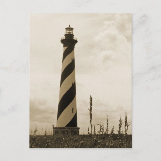 Cape Hatteras Leuchtturm Postkarte (Vorderseite)