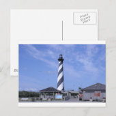 Cape hattera's light House nc Postkarte (Vorne/Hinten)