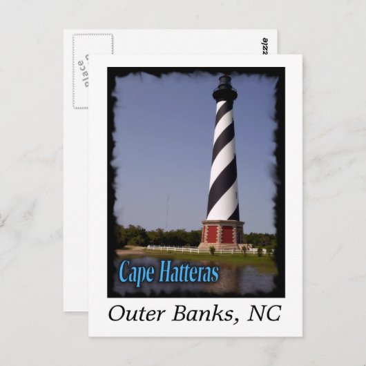 Cape Hatteras Light House Postkarte (Vorne/Hinten)