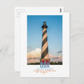 Cape Hatteras Light. Postkarte (Vorne/Hinten)