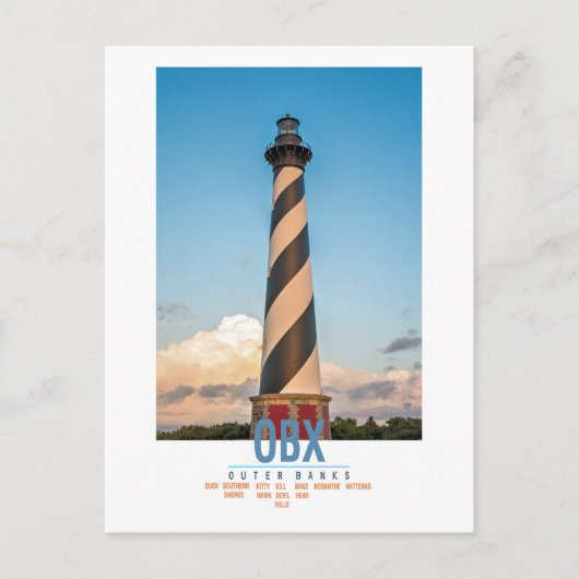 Cape Hatteras Light. Postkarte (Vorderseite)