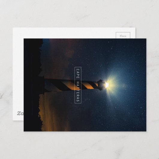 Cape Hatteras Light. Postkarte (Vorne/Hinten)