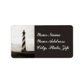 Cape Hatteras Lighthouse Adressaufkleber (Vorne)