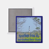 Cape Hatteras Lighthouse aus der Wetlands-Reihe Magnet (Vorderseite/Rückseite)