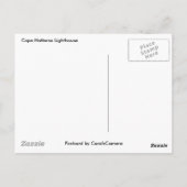 Cape Hatteras Lighthouse aus der Wetlands-Reihe Postkarte (Rückseite)