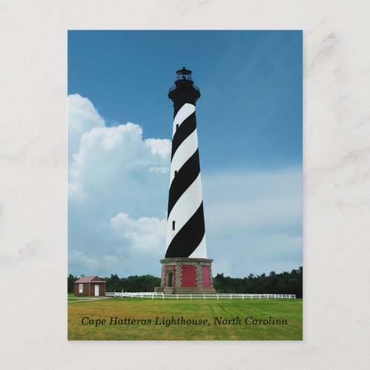Cape Hatteras Lighthouse Außenbanks NC Postkarte (Vorderseite)