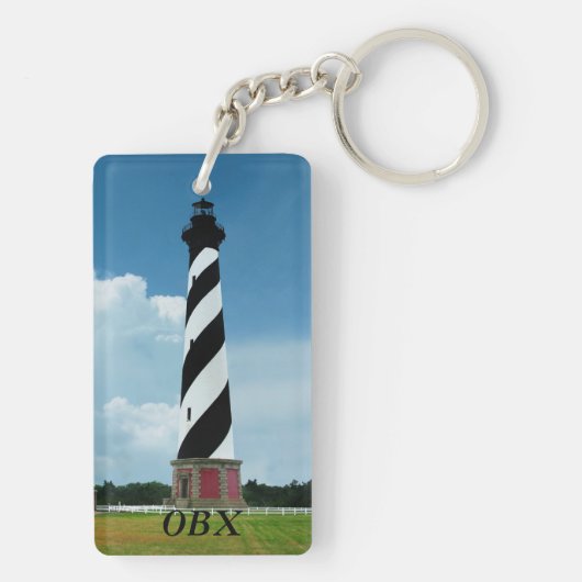 Cape Hatteras Lighthouse Außenbanks NC Schlüsselanhänger (Rückseite)