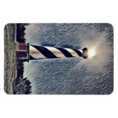 Cape Hatteras Lighthouse Äußere Banken OBX NC Magnet (Horizontal)