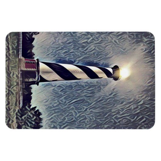 Cape Hatteras Lighthouse Äußere Banken OBX NC Magnet (Horizontal)