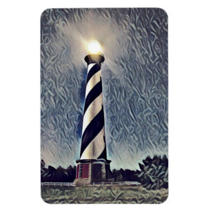 Cape Hatteras Lighthouse Äußere Banken OBX NC Magnet