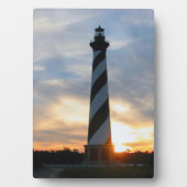 Cape Hatteras Lighthouse bei Sonnenuntergang Fotoplatte (Vorderseite)