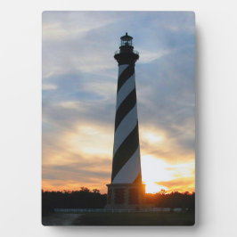 Cape Hatteras Lighthouse bei Sonnenuntergang Fotoplatte