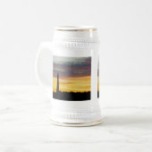 Cape Hatteras Lighthouse bei Sunset Stein Bierglas (Vorderseite Links)