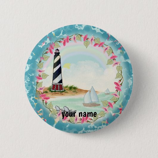 Cape Hatteras Lighthouse Button (Vorderseite)