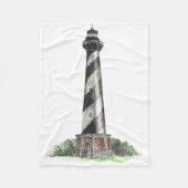 Cape Hatteras Lighthouse Fleecedecke (Vorderseite)