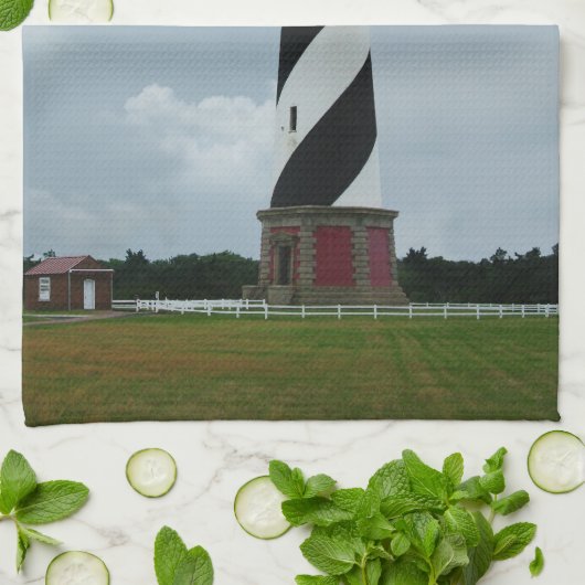 Cape Hatteras Lighthouse Geschirrtuch (Gefaltet)
