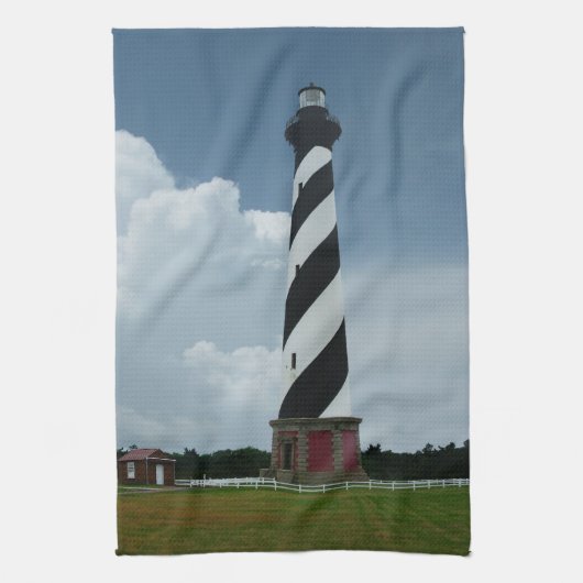 Cape Hatteras Lighthouse Geschirrtuch (Vertikal)